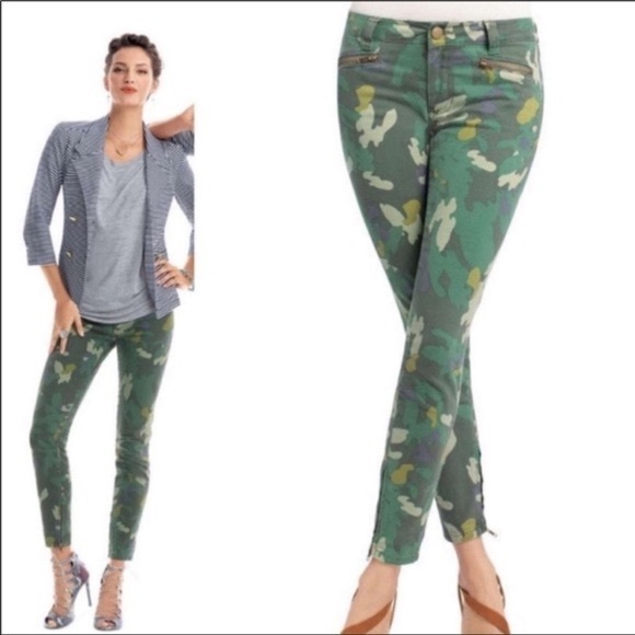 CAbi Denim - CAbi Clover Camo Skinny Ankle Zip Jeggings #766, Sz 6